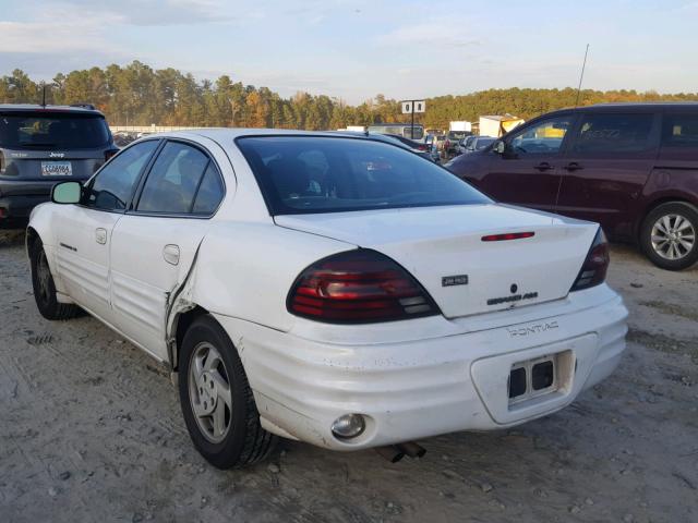 1G2NE52E5XM725551 - 1999 PONTIAC GRAND AM S WHITE photo 3