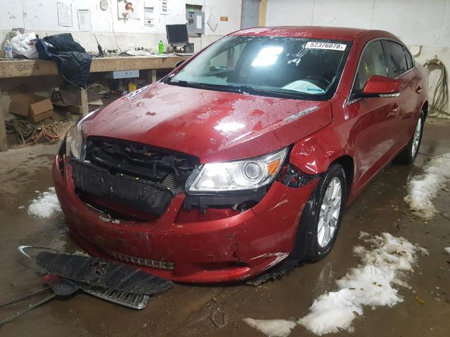 1G4GD5ERXCF333469 - 2012 BUICK LACROSSE P BURGUNDY photo 2