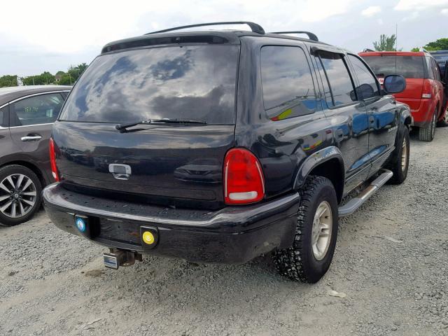 1B4HR28Z0XF689291 - 1999 DODGE DURANGO BLACK photo 4