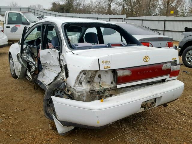 2T1BB02E9VC189983 - 1997 TOYOTA COROLLA DX WHITE photo 3