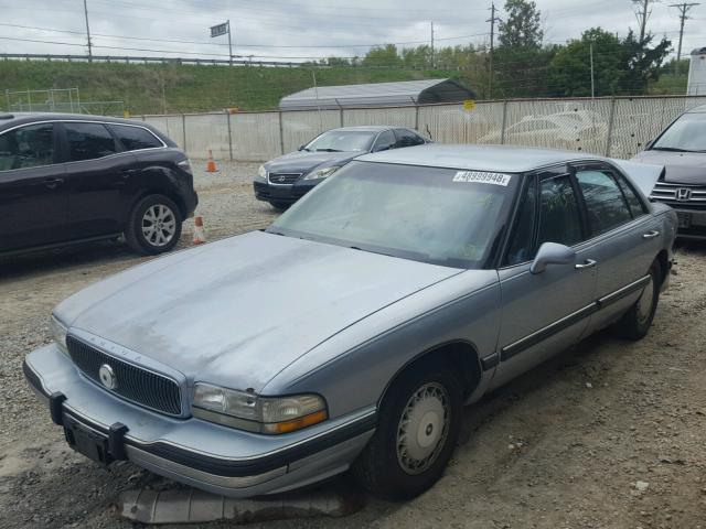 1G4HP52L3RH410384 - 1994 BUICK LESABRE CU BLUE photo 2