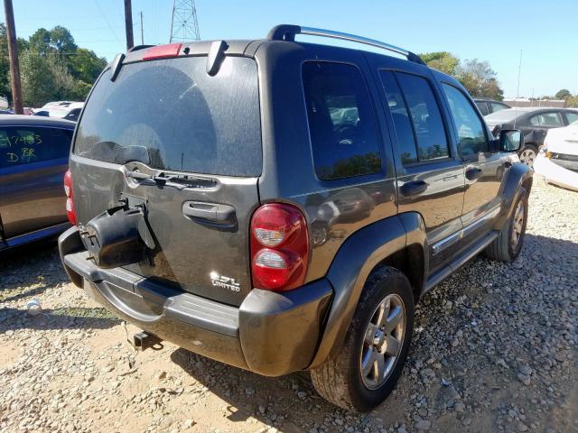 1J4GK58K56W237417 - 2006 JEEP LIBERTY LI GRAY photo 4