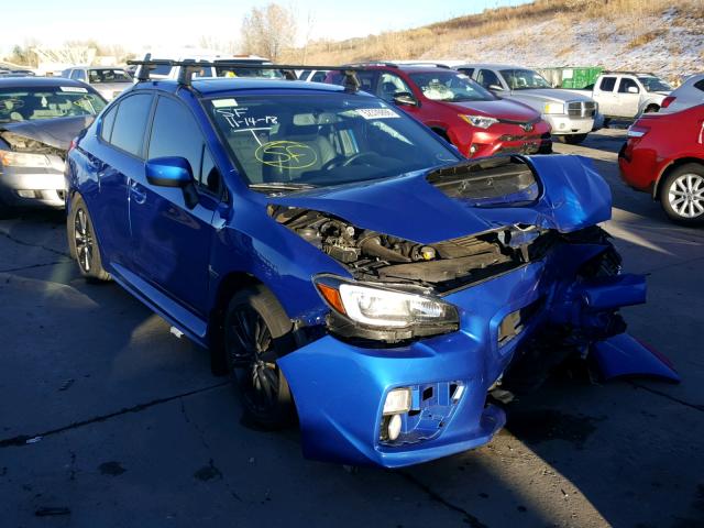 JF1VA1J62F9824622 - 2015 SUBARU WRX LIMITE BLUE photo 1