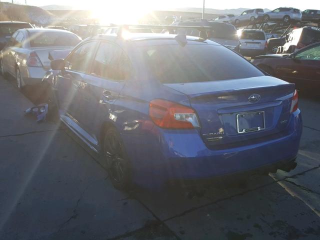 JF1VA1J62F9824622 - 2015 SUBARU WRX LIMITE BLUE photo 3