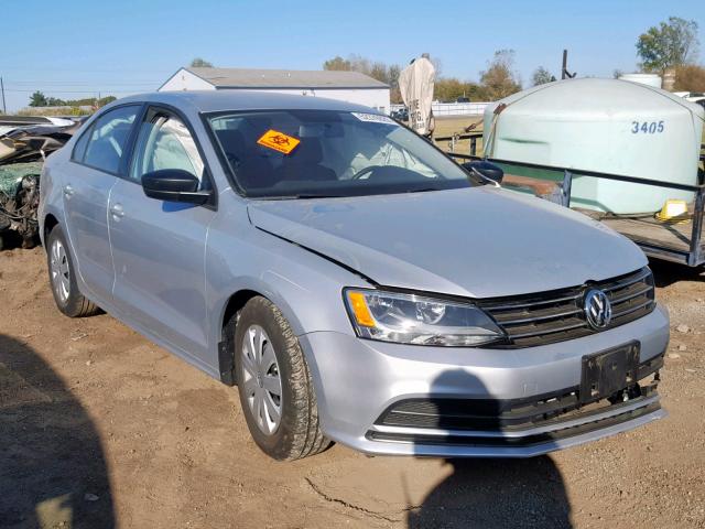 3VW1K7AJ6FM405667 - 2015 VOLKSWAGEN JETTA BASE 银色 照片 1