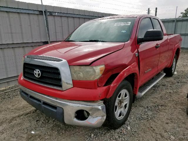 5TFRT54178X017833 - 2008 TOYOTA TUNDRA DOU RED photo 2