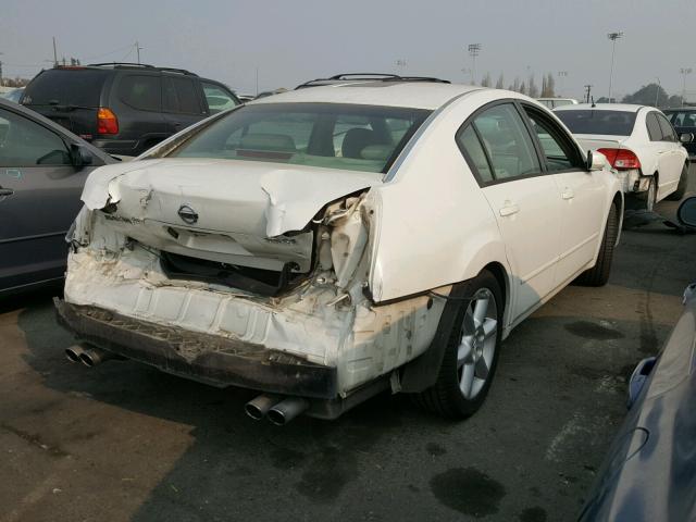 1N4BA41EX5C839365 - 2005 NISSAN MAXIMA SE WHITE photo 4