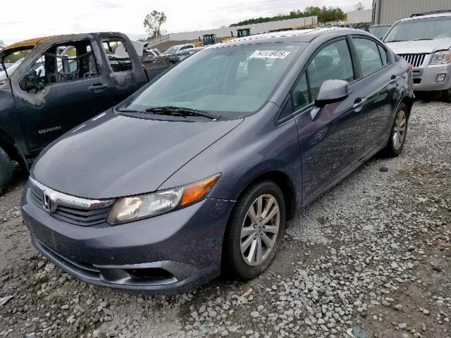 19XFB2F98CE026640 - 2012 HONDA CIVIC EXL 灰色 照片 2