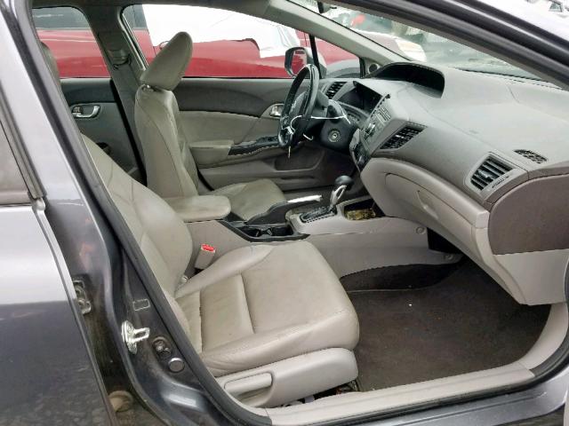 19XFB2F98CE026640 - 2012 HONDA CIVIC EXL 灰色 照片 5