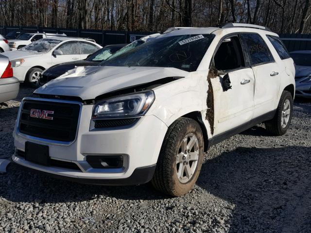 1GKKVNED4FJ279124 - 2015 GMC ACADIA SLE WHITE photo 2