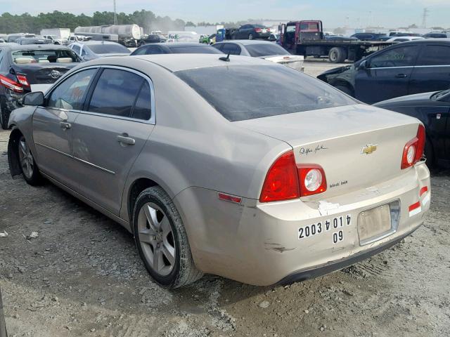 1G1ZB5EB1AF162025 - 2010 CHEVROLET MALIBU LS 棕色 照片 3