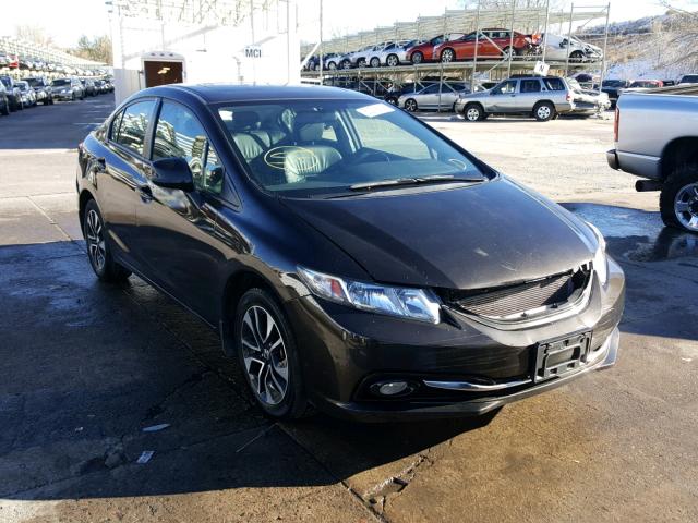 2HGFB2F97DH541376 - 2013 HONDA CIVIC EXL BROWN photo 1