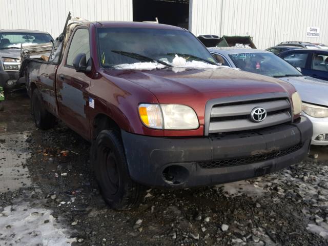 5TBJN32114S441886 - 2004 TOYOTA TUNDRA RED photo 1