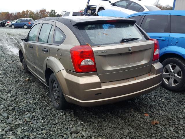 1B3HB28B08D714313 - 2008 DODGE CALIBER GOLD photo 3