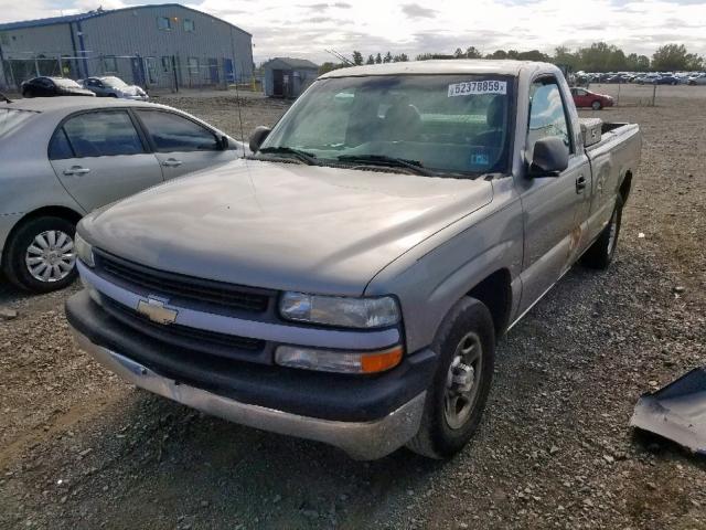 1GCEC14W92Z182765 - 2002 CHEVROLET SILVERADO BEIGE photo 2