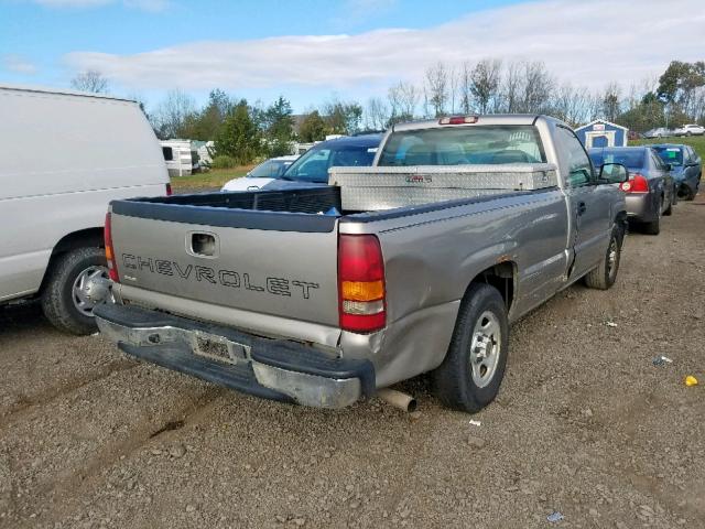 1GCEC14W92Z182765 - 2002 CHEVROLET SILVERADO BEIGE photo 4