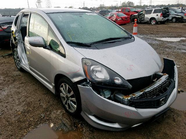 JHMGE8H52DC018193 - 2013 HONDA FIT SPORT SILVER photo 1