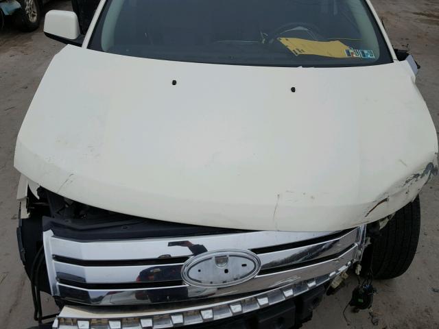 2FMDK49C48BA01142 - 2008 FORD EDGE LIMIT WHITE photo 7