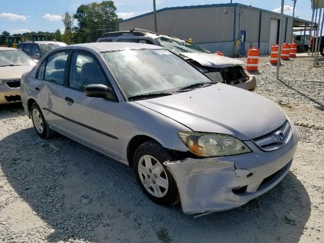 2HGES16355H556896 - 2005 HONDA CIVIC DX V SILVER photo 1