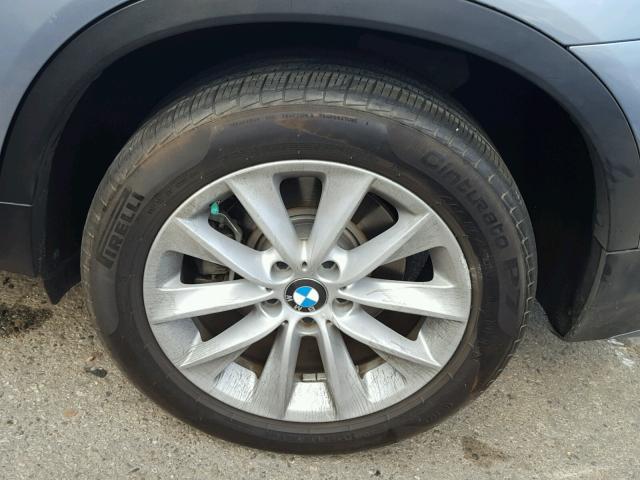 5UXWX9C51E0D40946 - 2014 BMW X3 XDRIVE2 BLUE photo 9