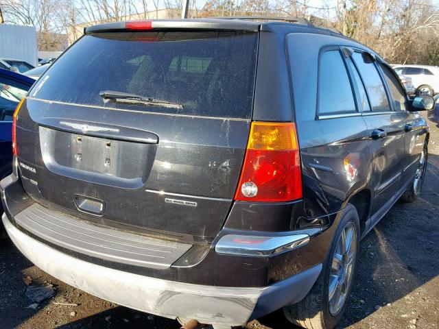 2C8GF68455R664782 - 2005 CHRYSLER PACIFICA T BLACK photo 4