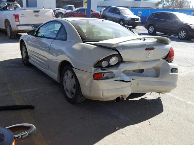 4A3AC54H52E088071 - 2002 MITSUBISHI ECLIPSE GT WHITE photo 3