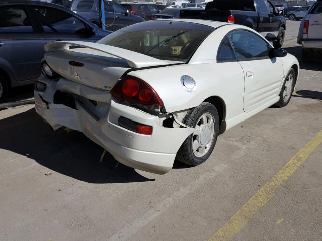 4A3AC54H52E088071 - 2002 MITSUBISHI ECLIPSE GT WHITE photo 4