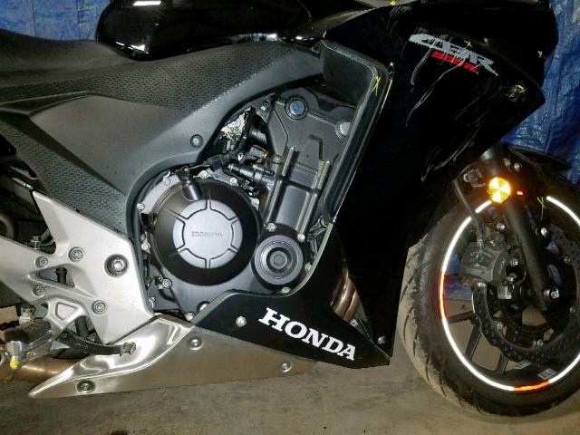 MLHPC4400E5100128 - 2014 HONDA CBR500 RA- BLACK photo 7