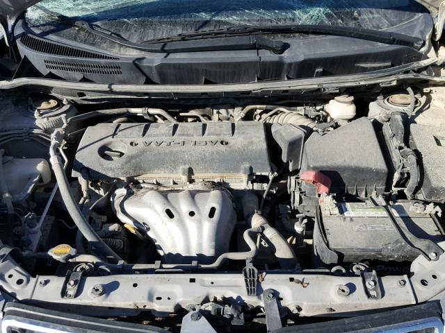 5Y2SP6E09AZ401298 - 2010 PONTIAC VIBE SILVER photo 7