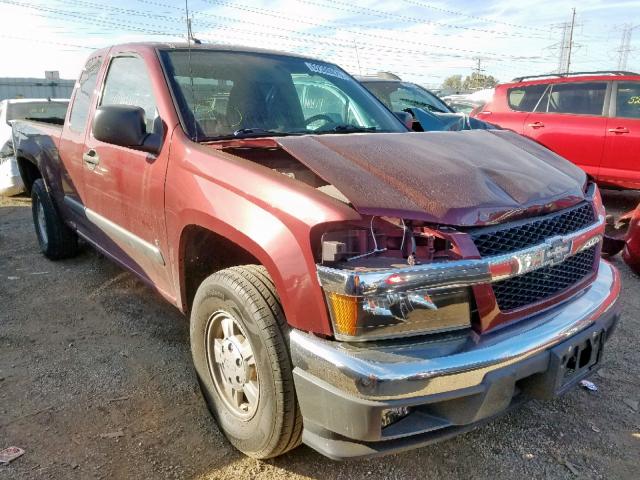 1GCCS19E388122988 - 2008 CHEVROLET COLORADO BURGUNDY photo 1