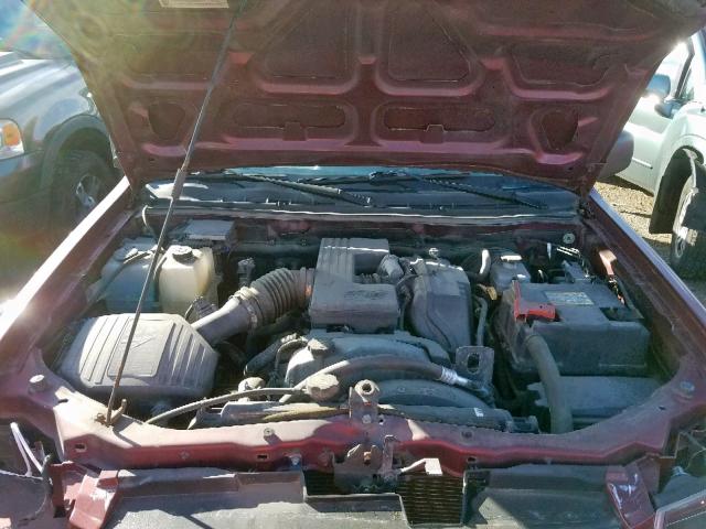 1GCCS19E388122988 - 2008 CHEVROLET COLORADO BURGUNDY photo 7