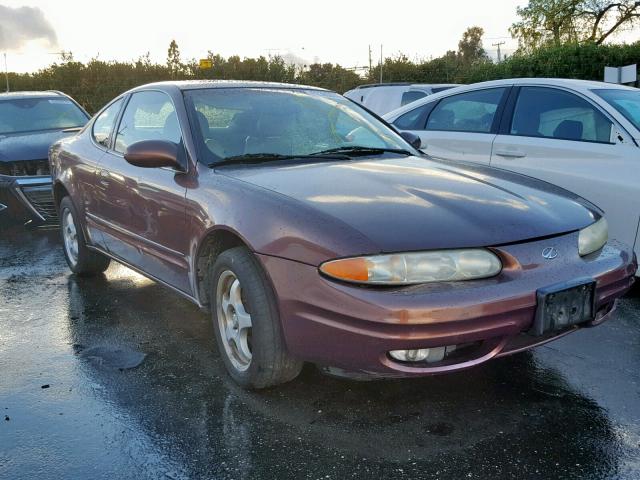 1G3NF12E2XC360351 - 1999 OLDSMOBILE ALERO GLS MAROON photo 1