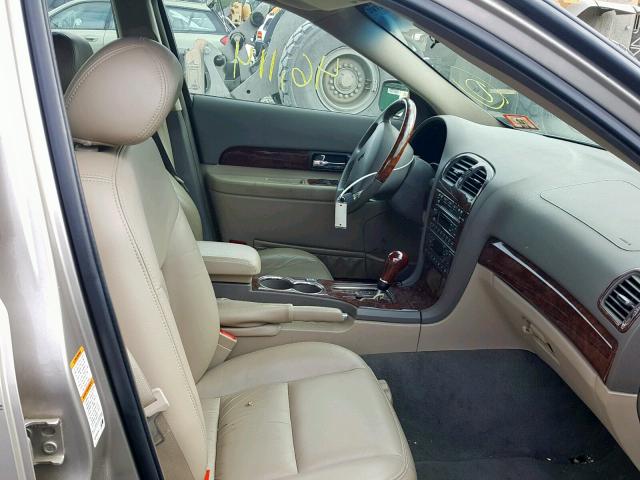 1LNHM86S22Y628012 - 2002 LINCOLN LS ოქროსფერი ფოტო 5