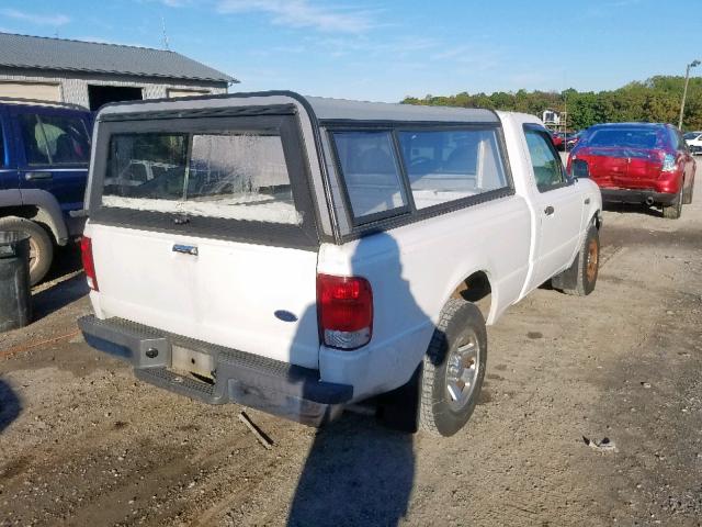 1FTYR10C8YTA69361 - 2000 FORD RANGER WHITE photo 4