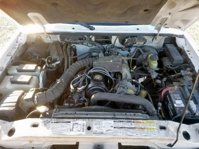 1FTYR10C8YTA69361 - 2000 FORD RANGER WHITE photo 7