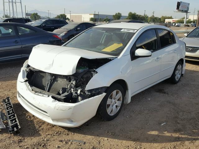 3N1AB6AP2BL667903 - 2011 NISSAN SENTRA 2.0 WHITE photo 2