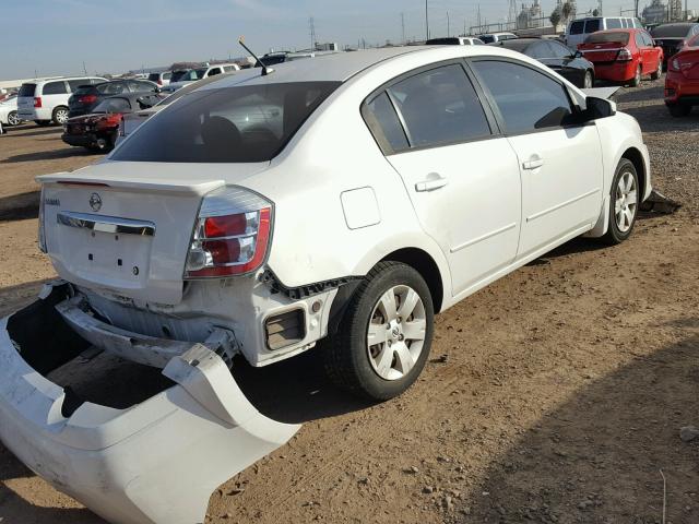 3N1AB6AP2BL667903 - 2011 NISSAN SENTRA 2.0 WHITE photo 4