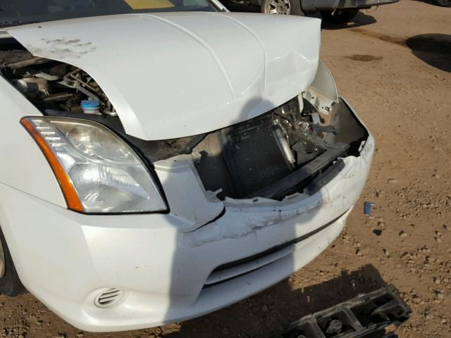 3N1AB6AP2BL667903 - 2011 NISSAN SENTRA 2.0 WHITE photo 9