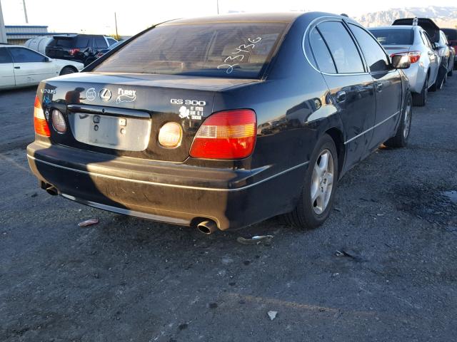 JT8BD68S1Y0084751 - 2000 LEXUS GS 300 BLACK photo 4