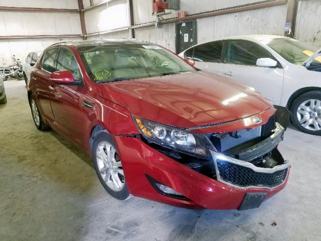 5XXGN4A74CG063284 - 2012 KIA OPTIMA EX RED photo 1