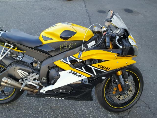 JYARJ12E56A009813 - 2006 YAMAHA YZFR6 L YELLOW photo 5