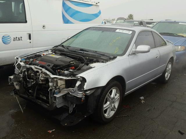 19UYA42763A006970 - 2003 ACURA 3.2CL TYPE SILVER photo 2