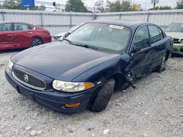 1G4HP54K12U189241 - 2002 BUICK LESABRE CU BLUE photo 2