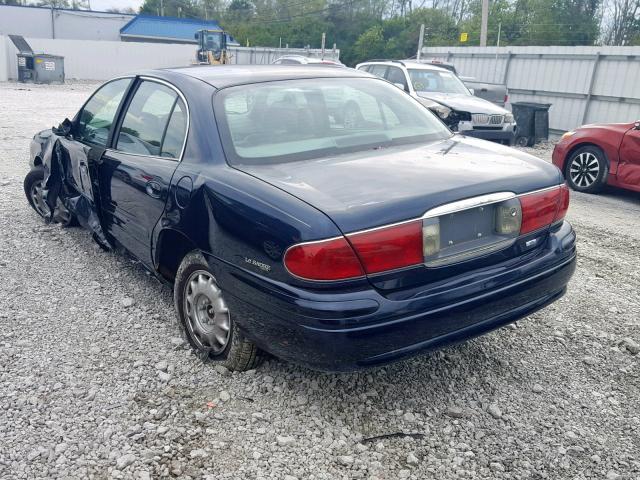 1G4HP54K12U189241 - 2002 BUICK LESABRE CU BLUE photo 3