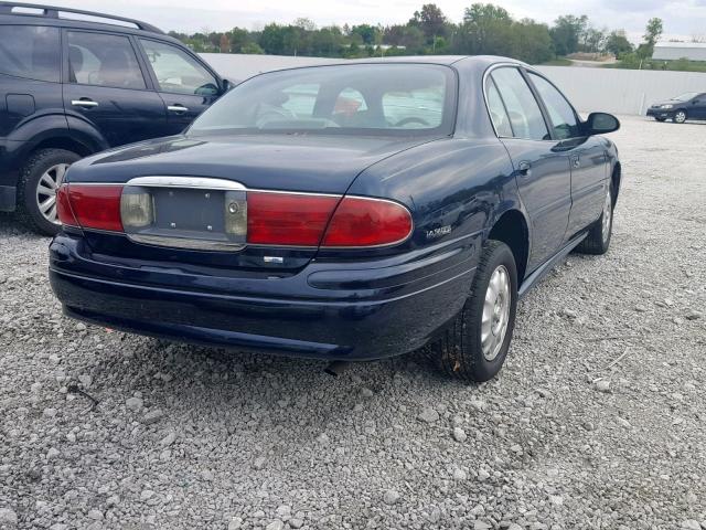 1G4HP54K12U189241 - 2002 BUICK LESABRE CU BLUE photo 4