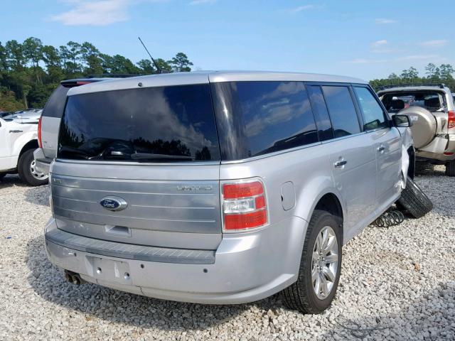 2FMGK5DC7BBD00240 - 2011 FORD FLEX LIMIT SILVER photo 4