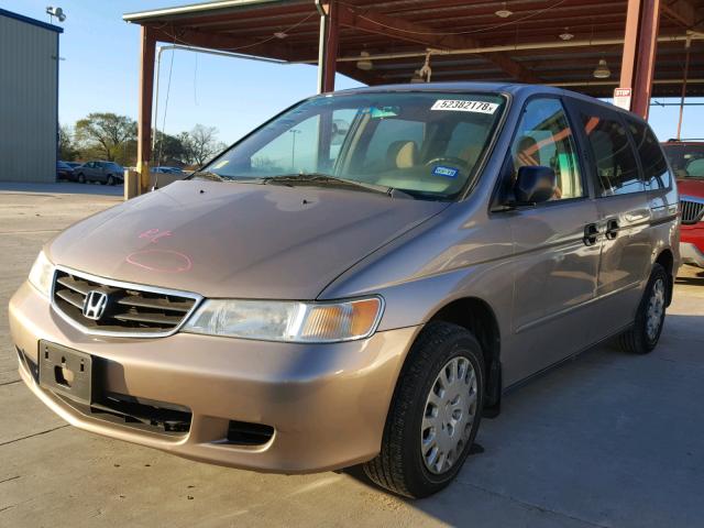 5FNRL18544B104079 - 2004 HONDA ODYSSEY LX GOLD photo 2