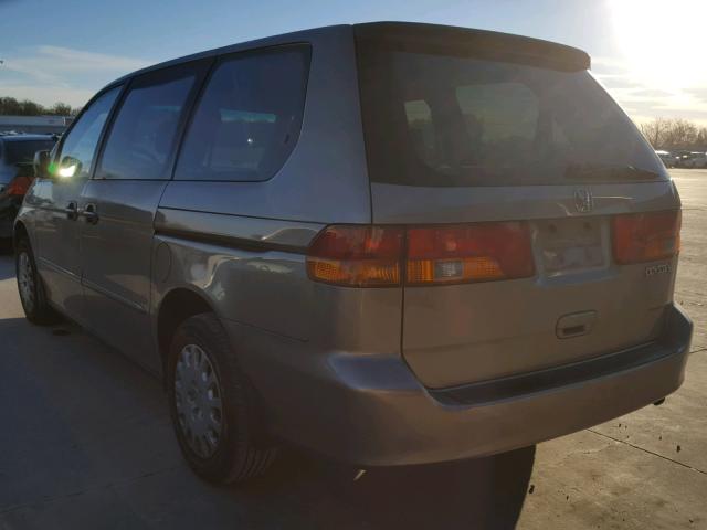 5FNRL18544B104079 - 2004 HONDA ODYSSEY LX GOLD photo 3