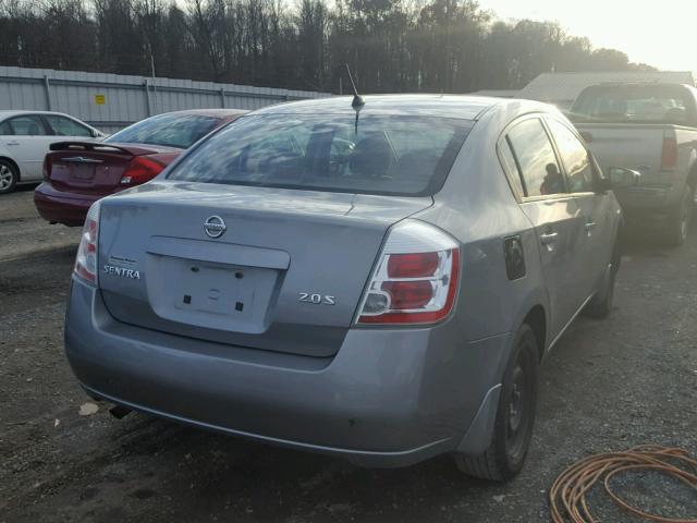 3N1AB61E97L707805 - 2007 NISSAN SENTRA 2.0 GRAY photo 4