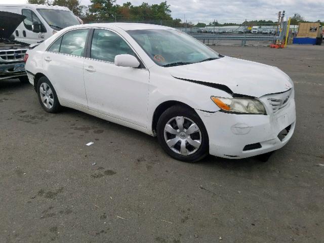 4T1BE46K87U609216 - 2007 TOYOTA CAMRY CE WHITE photo 1